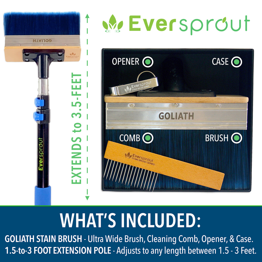 Goliath Stain Brush + 3&