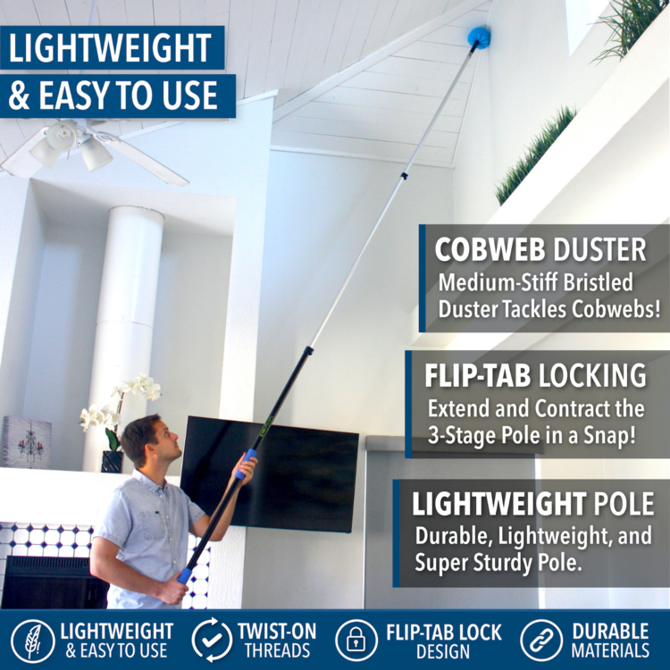 Cobweb Duster + Extension Pole