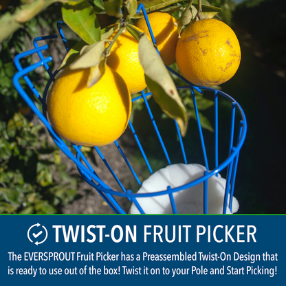 Fruit Picker + 12' Extension Pole