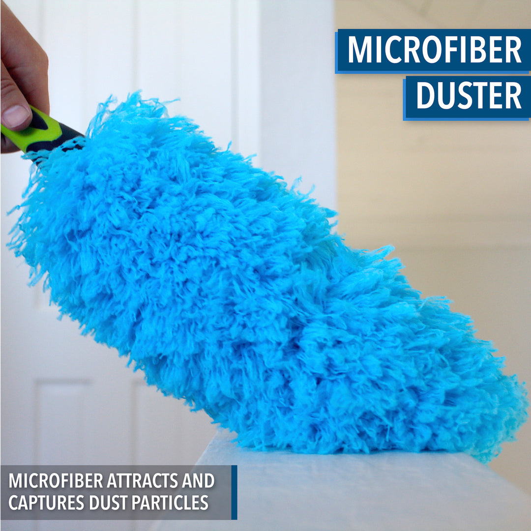 Flexible Microfiber Feather Duster (17")