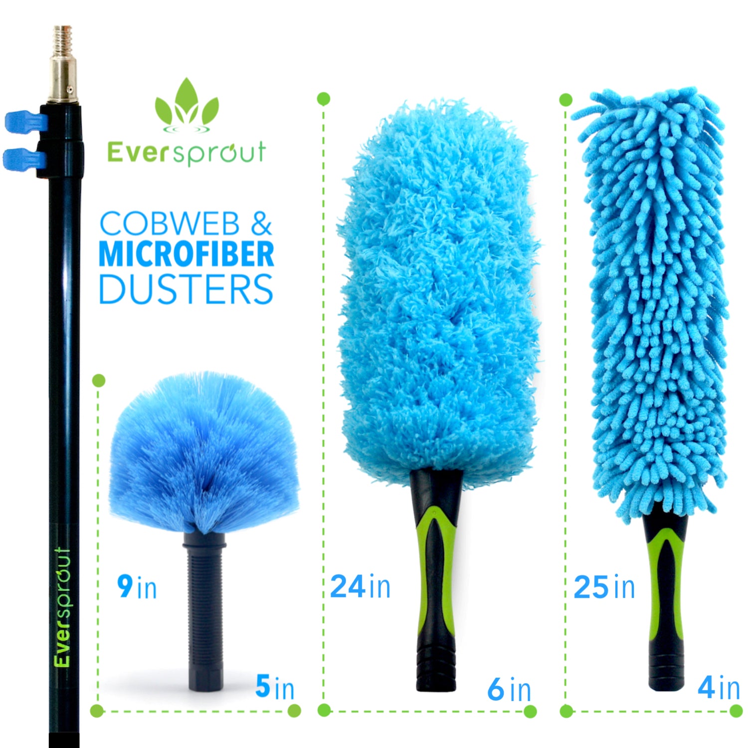 EVERSPROUT 7-to-26 Foot Extension Pole Total Kit 30 Nepal