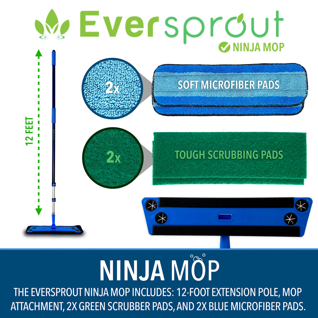 Ninja Floor Mop + 12&