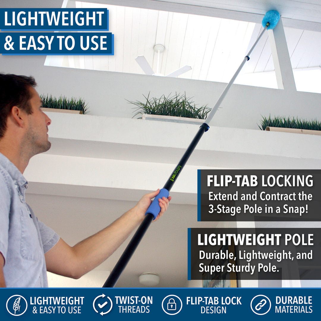 Flexible Microfiber Feather Duster + 12&