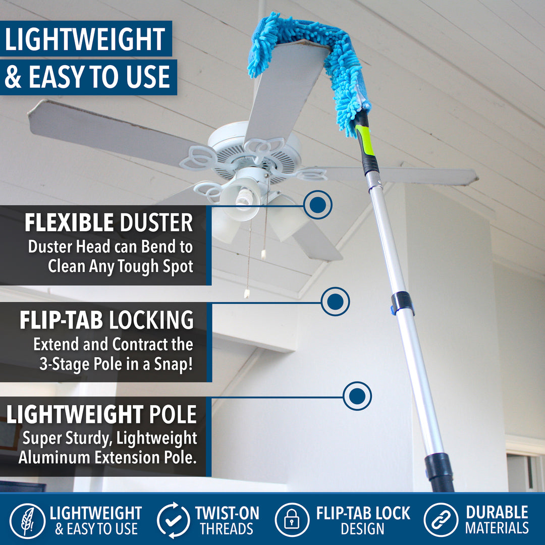 Flexible Ceiling Fan Duster + 18&