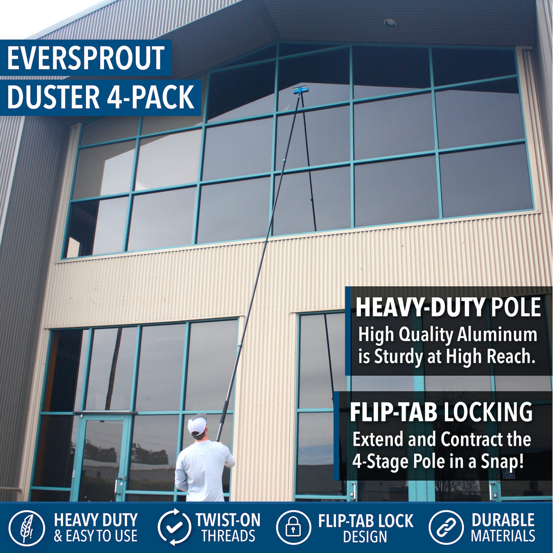 4-Pack Duster Squeegee Kit + 24&
