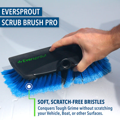 Scrub Brush + 3' Extension Pole