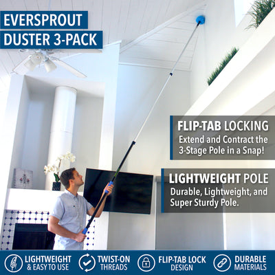 Duster 3-Pack + 12' Extension Pole