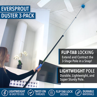 Duster 3-Pack + 18' Extension Pole