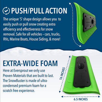 SnowBuster + 3' Extension Pole