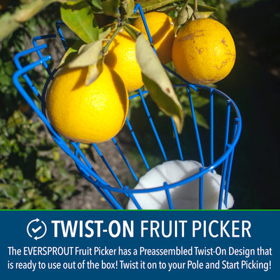 Fruit Picker + 3' Extension Pole