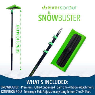 SnowBuster + 24' Extension Pole