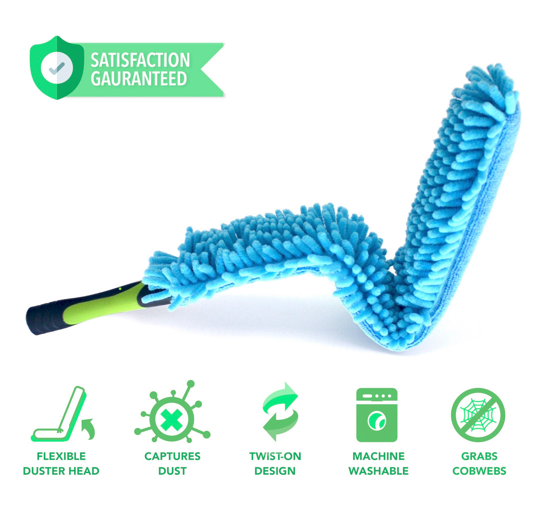 Flexible Ceiling Fan Duster, Washable High Ceiling Fan
